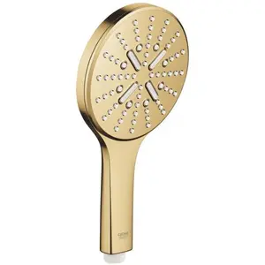 Grohe, Duschbrause, Handbr RAINSHOWER SMARTACTIVE 130 cool sunrise gebürstet (3 Strahlarten, 8.50 l/min) günstig