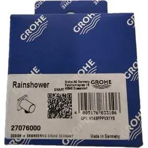 Grohe Rainshower Wandbrausehalter eckige Rosette chrom - 27075000 günstig