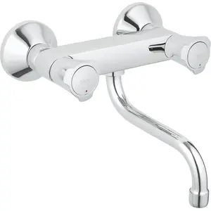 F.Grohe Costa-Spültisch-Wandbatterie Nr.31187001 verchromt günstig