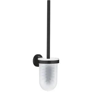 Grohe, Toilettenbürste, Start QuickFix Toilettenbürstengarnitur, klebbar, mattschwarz günstig