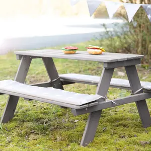 Roba Kindersitzgarnitur Outdoor + in grau mit Bankkissen Little Stars günstig