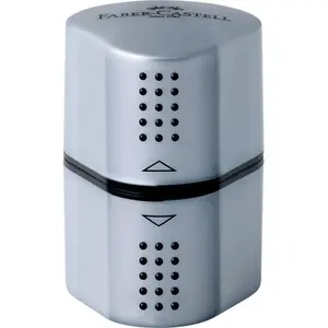 FABER-CASTELL GRIP 2001 Spitzdose - silber günstig