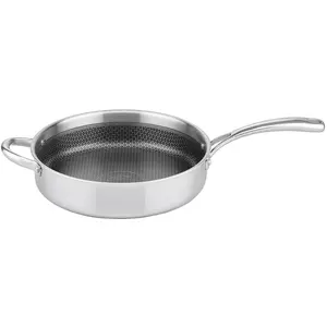 ELO Schmorpfanne Relief Evol. 28cm, Pfanne + Kochtopf, Silber