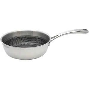 ELO Sauteuse Relief Evolution ø 20 cm, Pfanne + Kochtopf, Silber