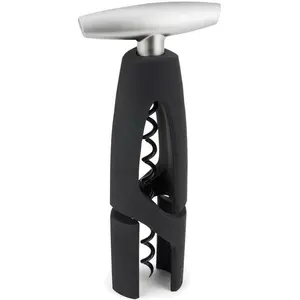 Peugeot ALTAR Korkenzieher ABS schwarz 17,5 cm, Flaschenöffner, Silber, Schwarz