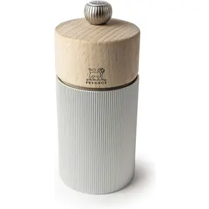 Peugeot Salzmühle Line, Pfeffermühle + Salzmühle, Grau, Braun