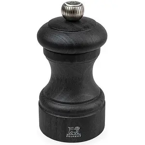 Peugeot BISTRO Salzmühle Graphit 10 cm, Pfeffermühle + Salzmühle, Schwarz