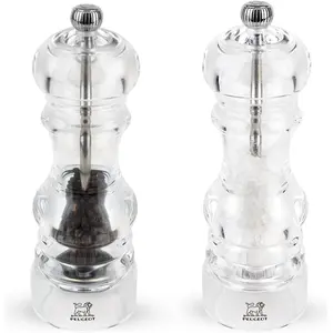 Peugeot Nancy Duo, Pfeffermühle + Salzmühle, Transparent