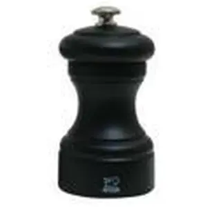 Peugeot Saltkvaern Bistro 10 cm Bøgetrae Sort,1 stk, Pfeffermühle + Salzmühle, Braun, Schwarz