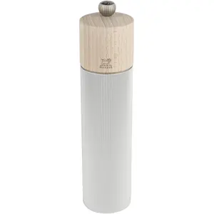 Peugeot LINE Salzmühle Zirlion Aluminium Nature 22 cm, Pfeffermühle + Salzmühle, Braun, Silber