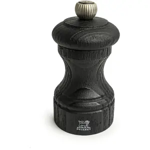 Peugeot NATURE BLACK Bistro Pfeffermühle 10cm, Pfeffermühle + Salzmühle, Schwarz günstig