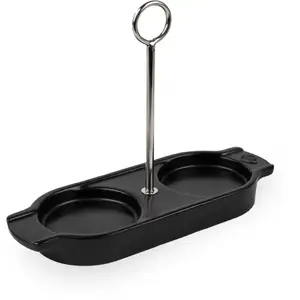 PEUGEOT Menage Menage LINEA Keramik Schwarz 18cm mit Griff Gewürzmühlen Untersetzer