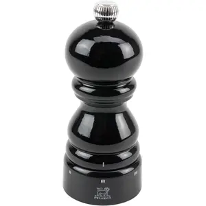 Peugeot PARIS U'SELECT Zirlion Salzmühle Schwarz lackiert 12 cm, Pfeffermühle + Salzmühle, Schwarz günstig