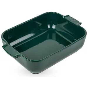 Peugeot Auflaufform rechteckig waldgrün 25 cm, Auflaufform, Grün