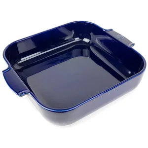PEUGEOT Auflaufform APPOLIA Keramik 36cm Quadratisch Blau Spülmaschine...