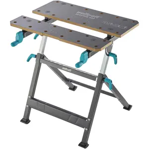 wolfcraft, Werkbank + Arbeitsbock, 1 MASTER 650 ERGO Spanntisch (65 cm, 72 cm)