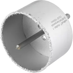 wolfcraft, Lochsäge, 1 Bohrkrone HM m. Schaft u.Bohrer ø103mm (103 mm)
