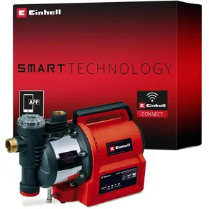 Einhell, Wasserpumpe, Hauswasserautomat GE-AW 1144 SMART (rot/schwarz, 1.100 Watt, App-Steuerung) (Hauswasserpumpe) günstig