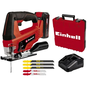 Einhell Akku-Stichsäge TC-JS 18 Li (1x2,5 Ah), inklusive Koffer, Akku ...