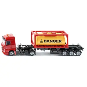 Siku Mercedes-Benz LKW mit Tankcontainer, Liefer-LKW-Modell, 3 Jahr(e), Metall, Kunststoff, Schwarz, Gelb, Rot