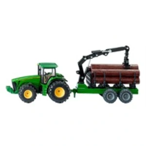 Siku 1954 FARMER Traktor mit Forstanhänger, Modellfahrzeug günstig