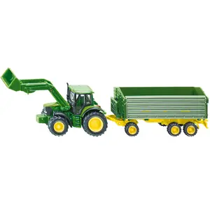 Auto Spiele mit Frontlader und Anhänger Siku John Deere TU