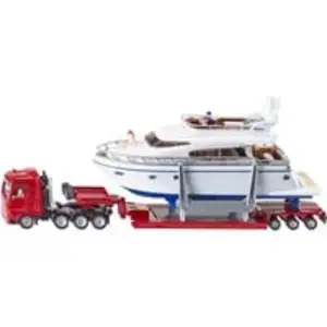 1849 SUPER Schwertransport mit Yacht, Modellfahrzeug