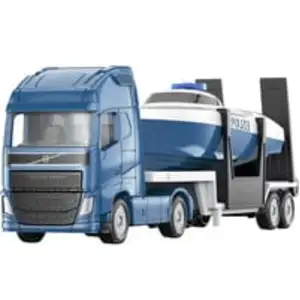 1757 SUPER Volvo Lkw mit Boot, Modellfahrzeug