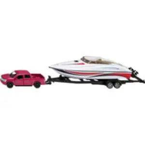 2568 SUPER Ford F150 mit Motorboot, Modellfahrzeug
