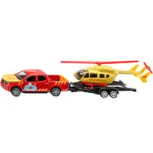 2570 SUPER Nissan Navara mit Helikopter, Modellfahrzeug