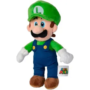 Simba Toys Luigi Plüschtier, geeignet ab den ersten Monaten, 20 cm