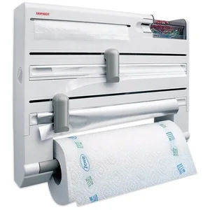 Leifheit Wandrollenhalter Parat Plus, inkl. Tesafilm-Spender u. Kleint...
