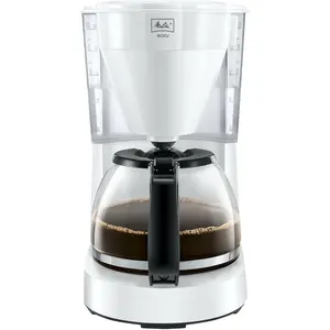 Melitta 1023-01, Filterkaffeemaschine, Gemahlener Kaffee, 1050 W, Weiß