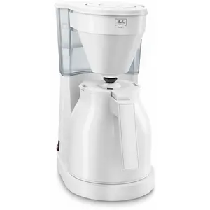 Melitta 1023-05, Filterkaffeemaschine, Gemahlener Kaffee, 1050 W, Weiß