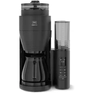 Melitta AromaFresh Glas Pro Kaffeemaschine 1030 01 Schwarz, Kaffeevoll...