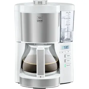 Melitta 6766590, Filterkaffeemaschine, Gemahlener Kaffee, 1080 W, Weiß
