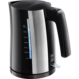 Melitta Look Aqua II Wasserkocher in Schwarz für schnelles und effizie...