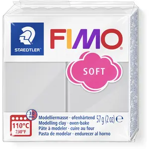 STAEDTLER FIMO soft 8020 ofenhärtende Modelliermasse Einzelprodukt, 57...