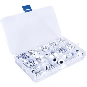 Rayher Aufkleber Wackelaugen, selbstklebend Box mit 1500 Stück