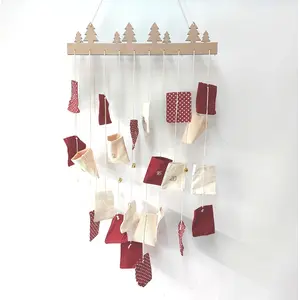 Rayher Adventskalender Set Holz Advent Dekoration Weihnachten Befüllba...
