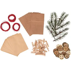 Youdoit Adventskalender Rayher 1-24 Zahlen, H 13-16cm, Karton, 46650606 günstig
