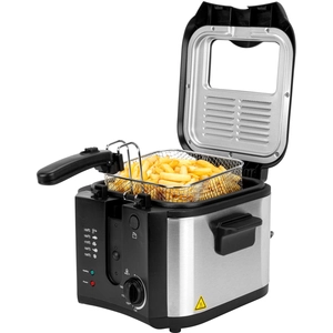Clatronic® Friteuse mit Fett | 2,5 L | Fritteuse 130-190°C | Geruchsfi...