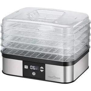 Proficook PC-DR 1116, Dörrautomat, Schwarz, Transparent, Silber günstig
