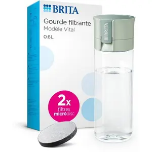 Brita 1052260, Wasserfiltration Flasche, 0,6 l, Hellgrün günstig