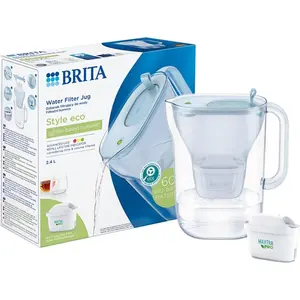 BRITA Style Eco Wasserfilterkanne 2.4L Puderblau + MAXTRA PRO Wasserfi... günstig
