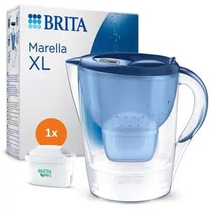 Brita Wasserfilterkanne Marella XL Blau + MAXTRA PRO Wasserfilter günstig