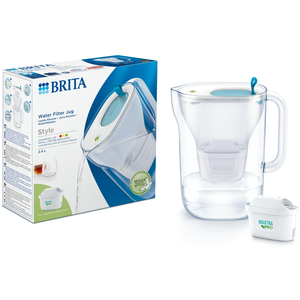 Brita Style, Spender-Wasserfilter, 2,4 l, Blau, Transparent günstig