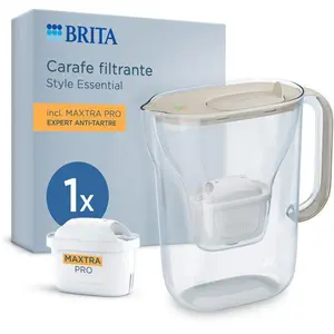 BRITA Wasserfilterkanne Essential Style Sand 2,4 l Fassungsvermöge... günstig