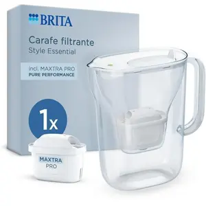 Brita Style Essential, Pitcher-Wasserfilter, 2,4 l, Transparent, Weiß günstig