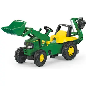Rolly Toys Backhoe mit Frontlader und Heckbagger
